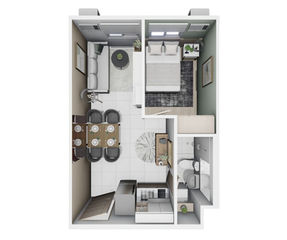 Aspen 1 Bedroom