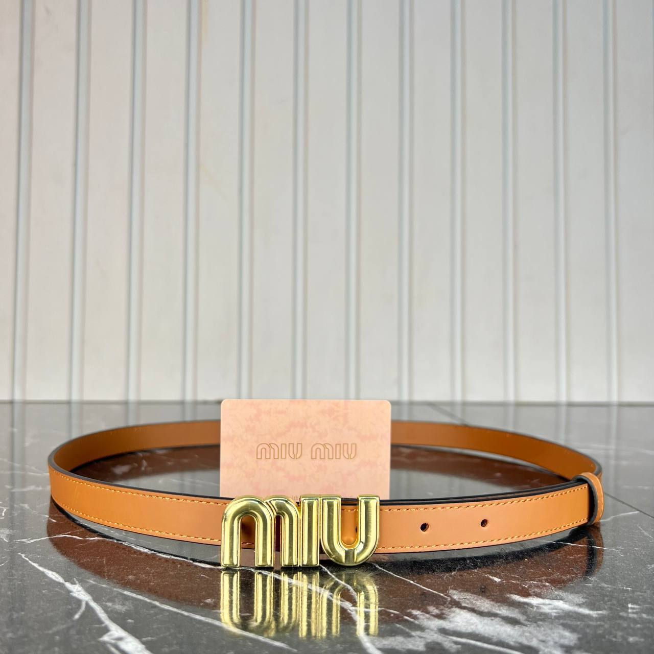 Miu Miu belt 2.5 cm