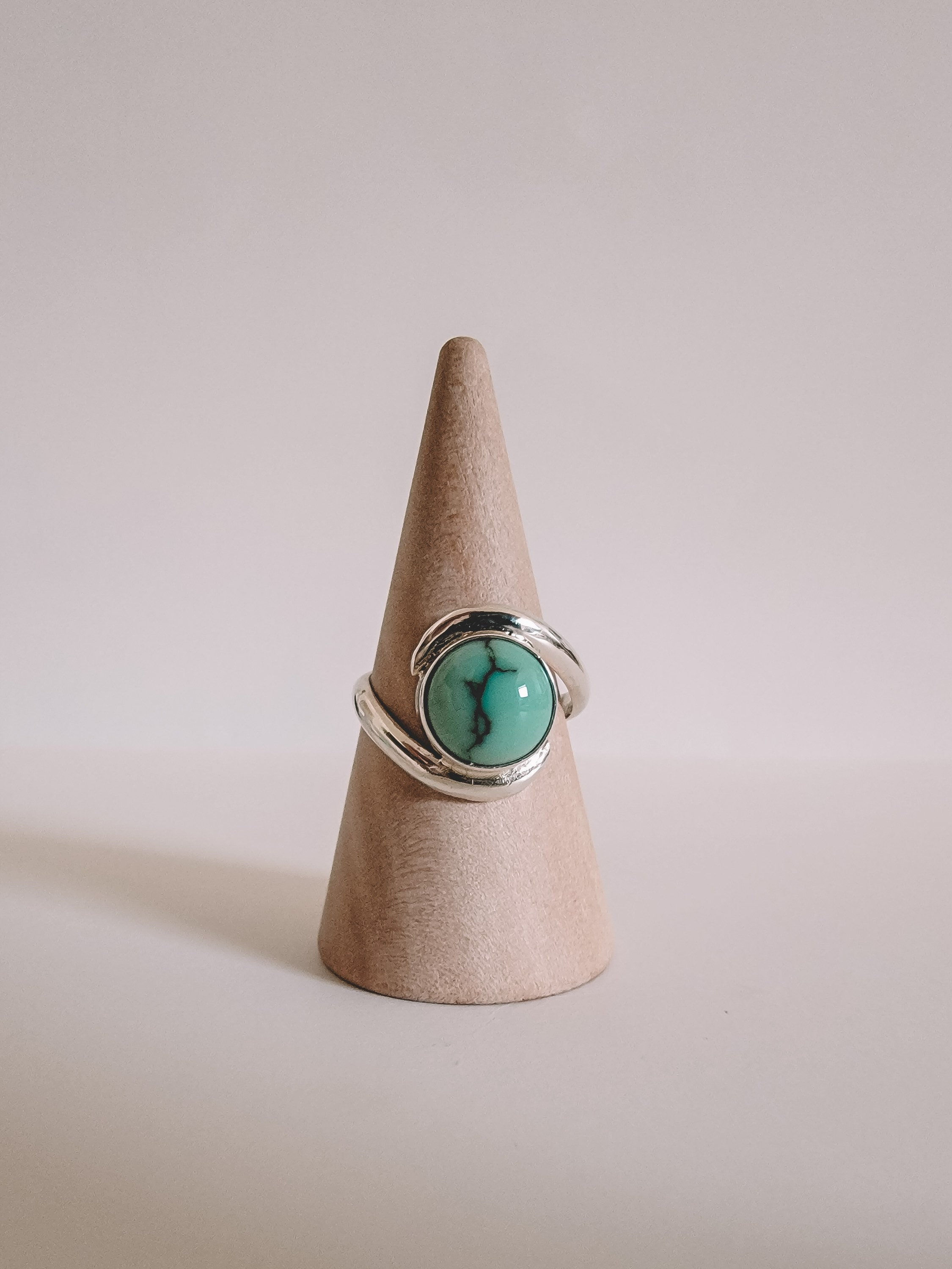 Turquoise Spiral Ring