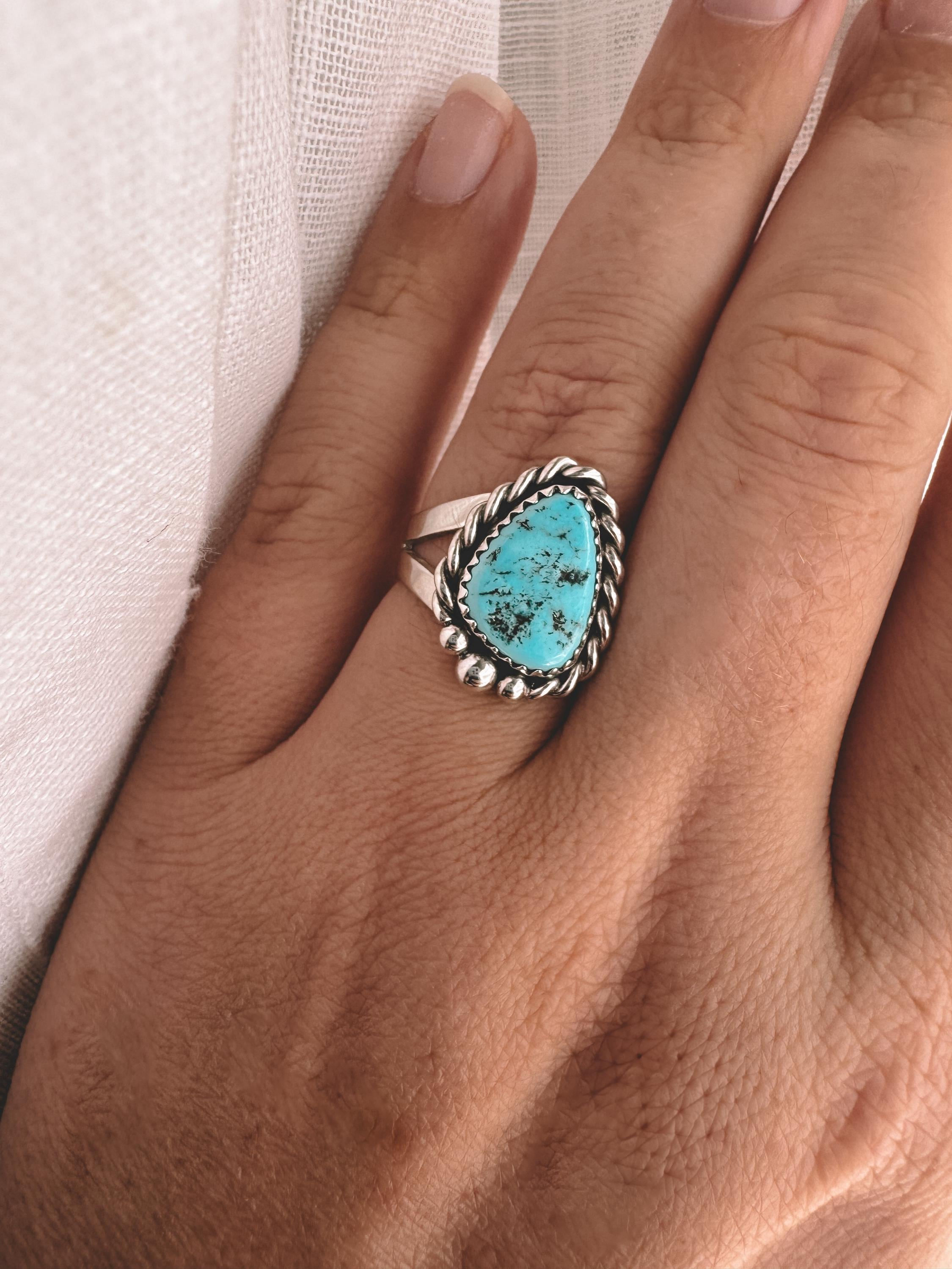 Western Turquoise Ring