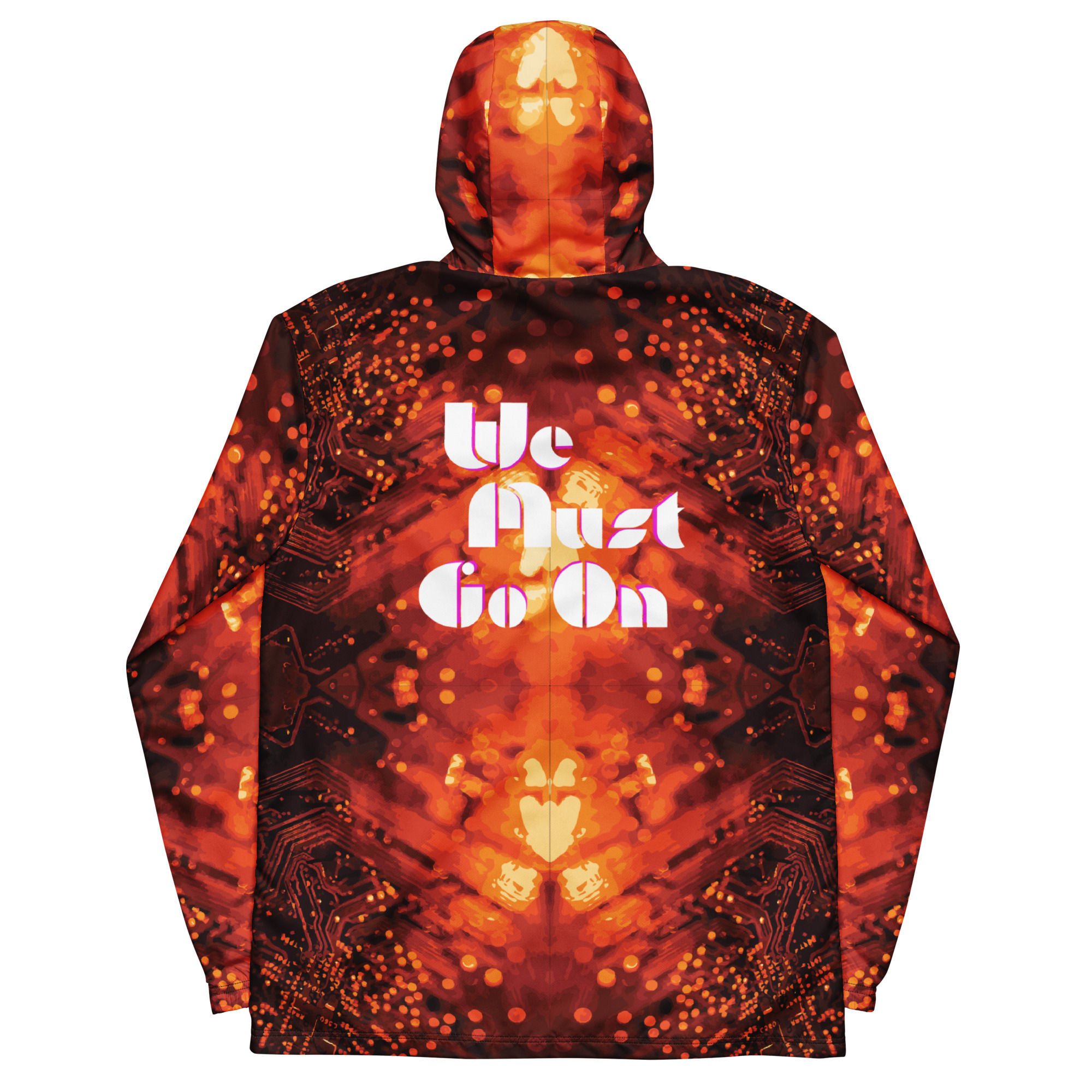 We Must Go On Digital AF Windbreaker