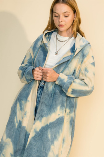 OVERSIZE JACKET W/HOOD | Ventielv