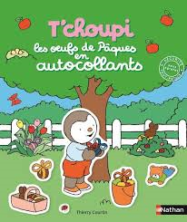 T CHOUPI LES OEUFS DE PAQUES EN AUTOCOLLANT