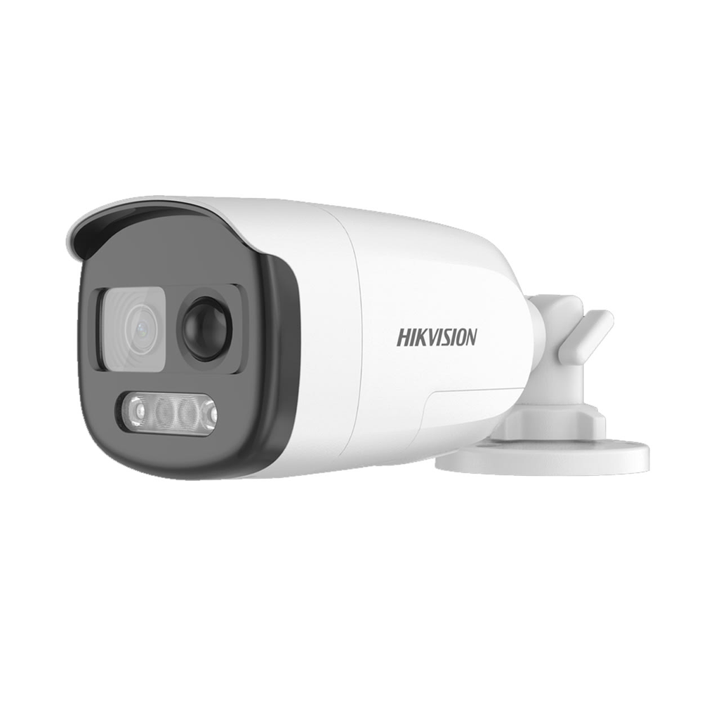Cámara hikvision con sirena y estrobo, 2 mpx, domo o bala