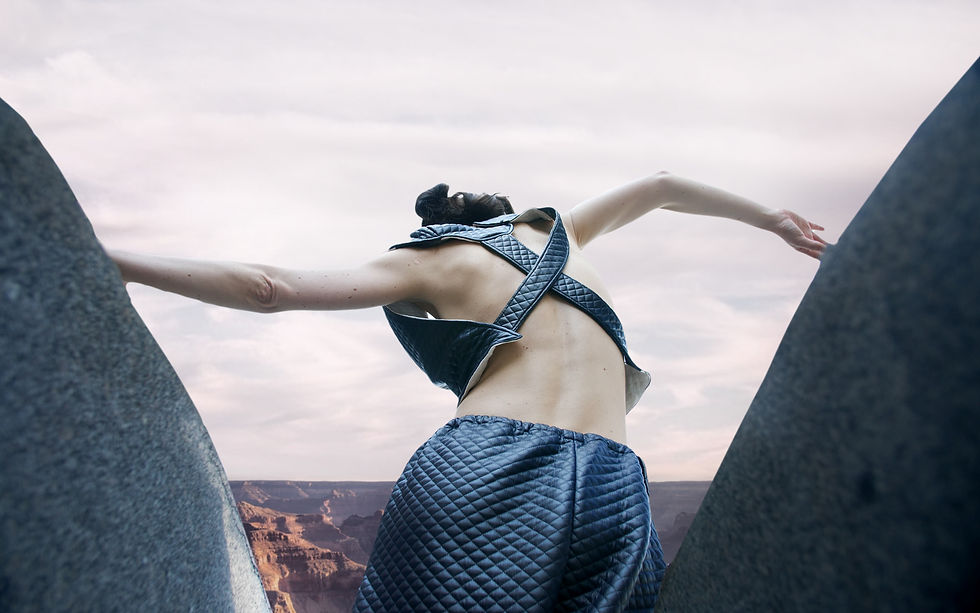 Thumbnail: Reversible Quilted Vest – Unique Limited Edition