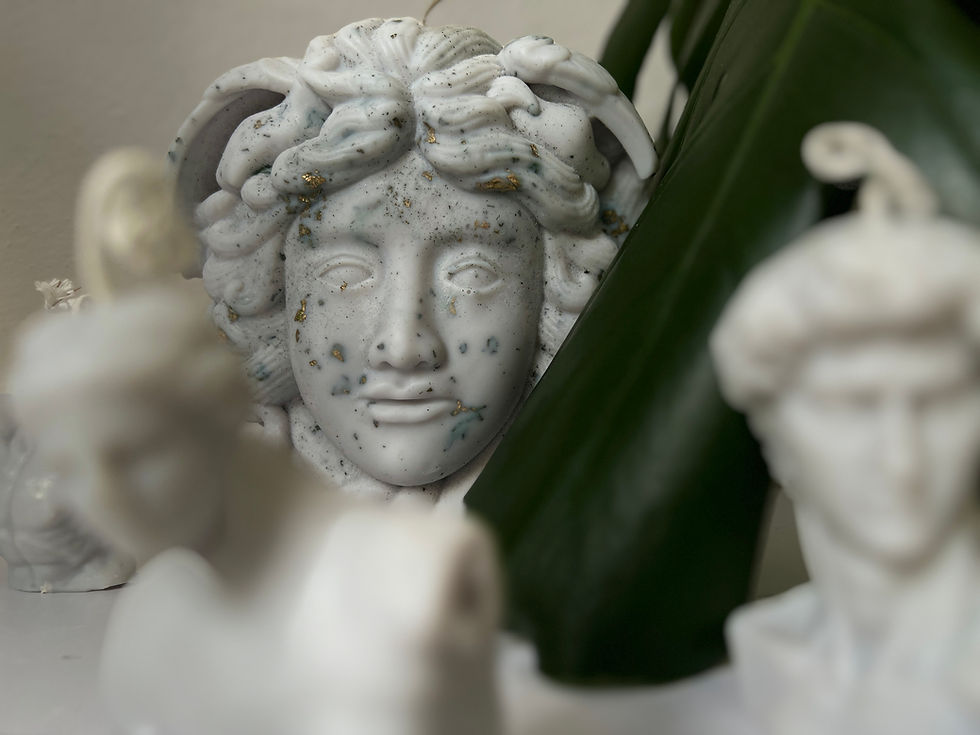 Прев'ю: ВЕЛИКА АРОМАТИЗОВАНА СВІЧКА MEDUSA КОКОСОВИЙ СОЄВИЙ ВІСК