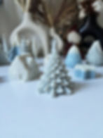 Прев'ю: SMALL  CHRISTMAS TREE CANDLE COCONUT-SOY