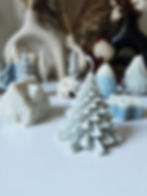 Прев'ю: SMALL  CHRISTMAS TREE CANDLE COCONUT-SOY