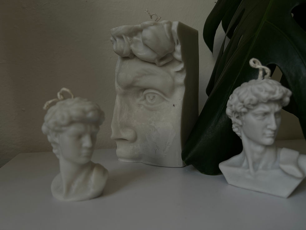 Thumbnail: DAVID HALF FACE LARGE 100% SOY WAX
