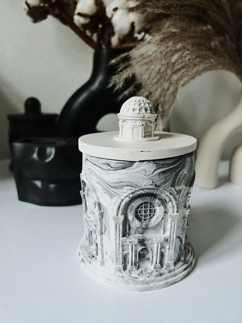 Miniatura:  SVÍČKA V NÁDOBĚ  MRAMOROVÝ PANTHEON