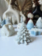 Прев'ю: SMALL  CHRISTMAS TREE CANDLE COCONUT-SOY