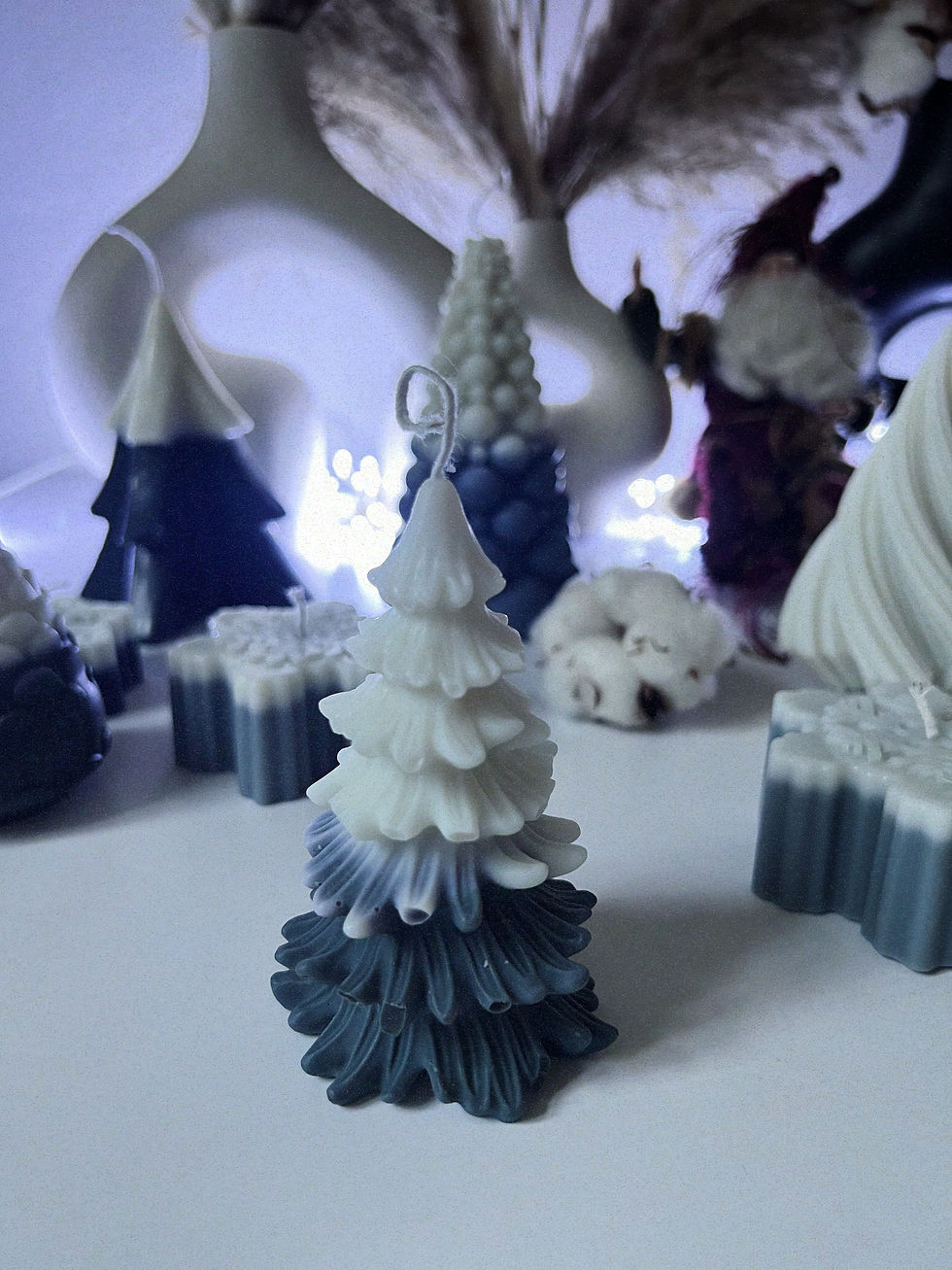 Прев'ю: SMALL CHRISTMAS TREE CANDLE COCONUT-SOY WAX