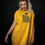 Thumbnail: YELLOW DRESS REFLECTIVE DESIGN PRINT