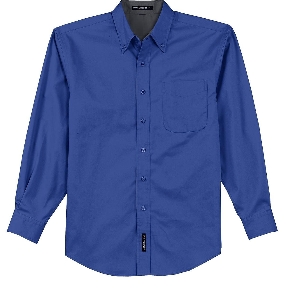 Thumbnail: Port Authority Long Sleeve Easy Care Shirt.  S608