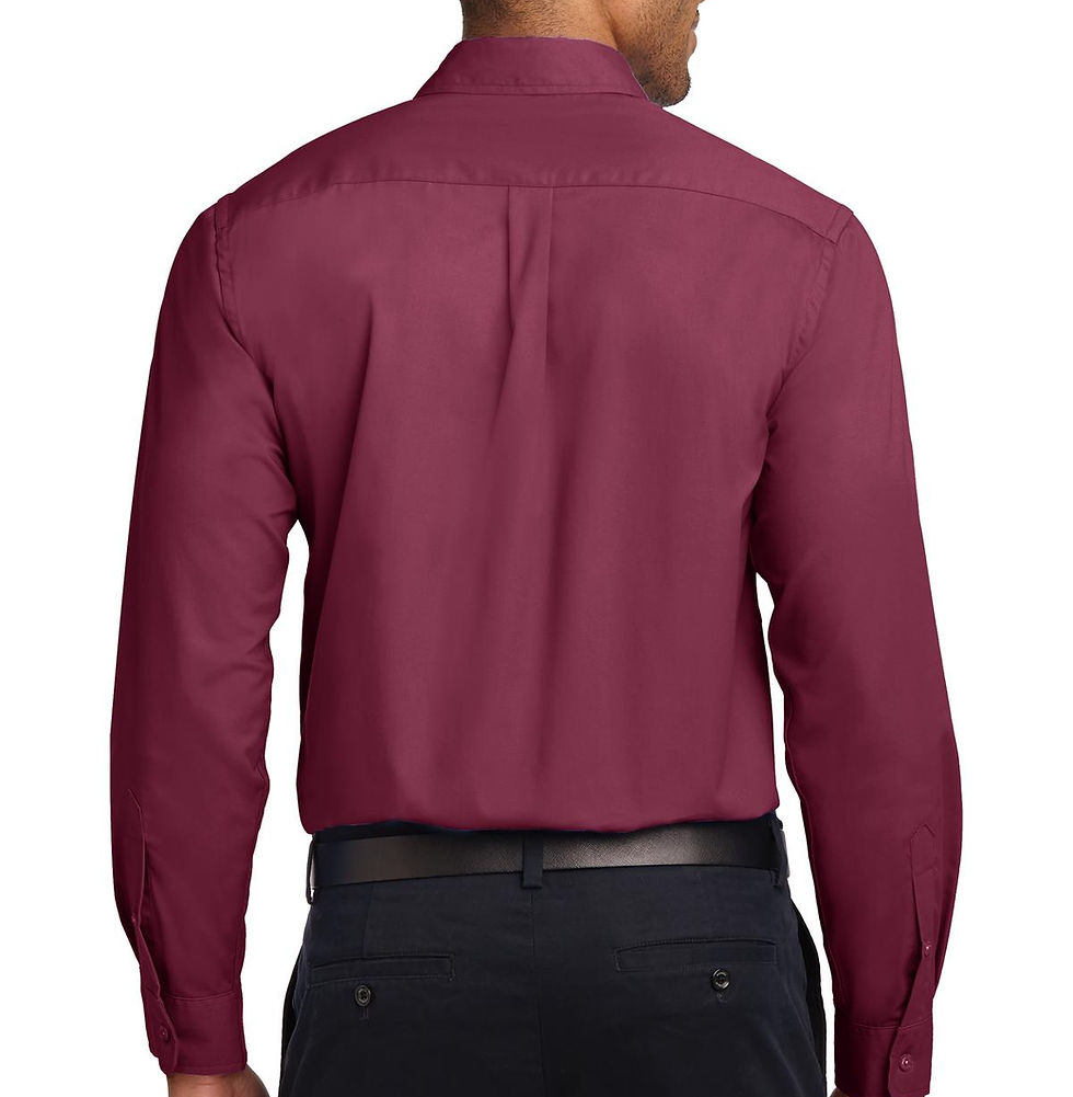 Thumbnail: Port Authority Long Sleeve Easy Care Shirt.  S608