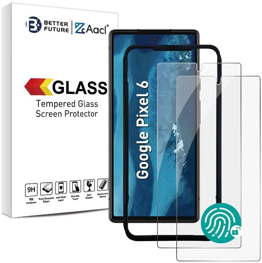[Fingerprint Compatible] Tempered Glass for Google Pixel 6 Screen Protector