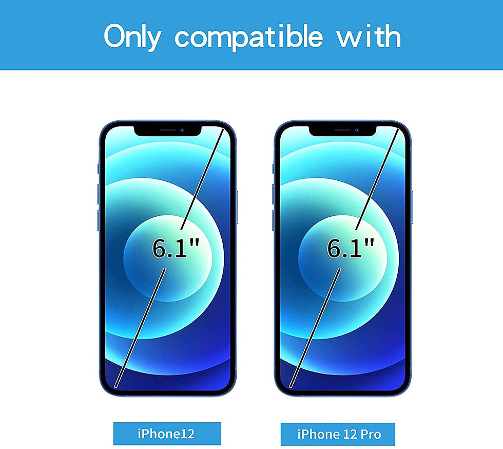 Thumbnail: Privacy Screen Protector for iPhone 12/12 Pro,Anti Spy Tempered Glass Film