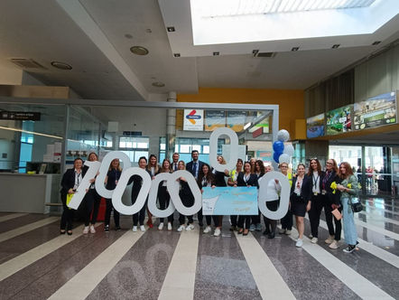 Zadar dočekao svoju prvu milijuntu putnicu u 54 godine poslovanja!