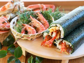 蟹や海老など海産物を贅沢に使用 節分で福を呼び込む 淡路島「青海波」 『青の舎 特製恵方巻』 1/27まで予約受付中!