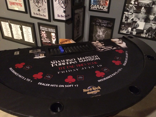Memorabilia Monday: The End Time Tour Black Jack Table Top