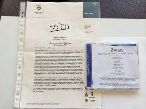MEMORABILIA MONDAYS / RARE ZWAN PRE-RELEASE COPY