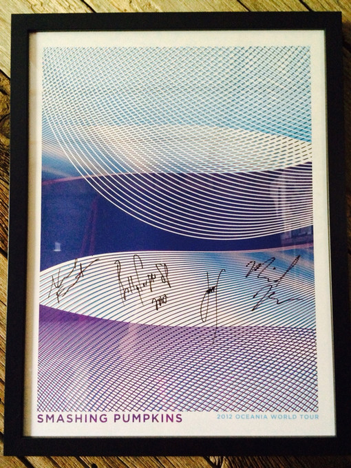 MEMORABILIA MONDAYS! "Oceania World Tour" Autographed VIP Poster