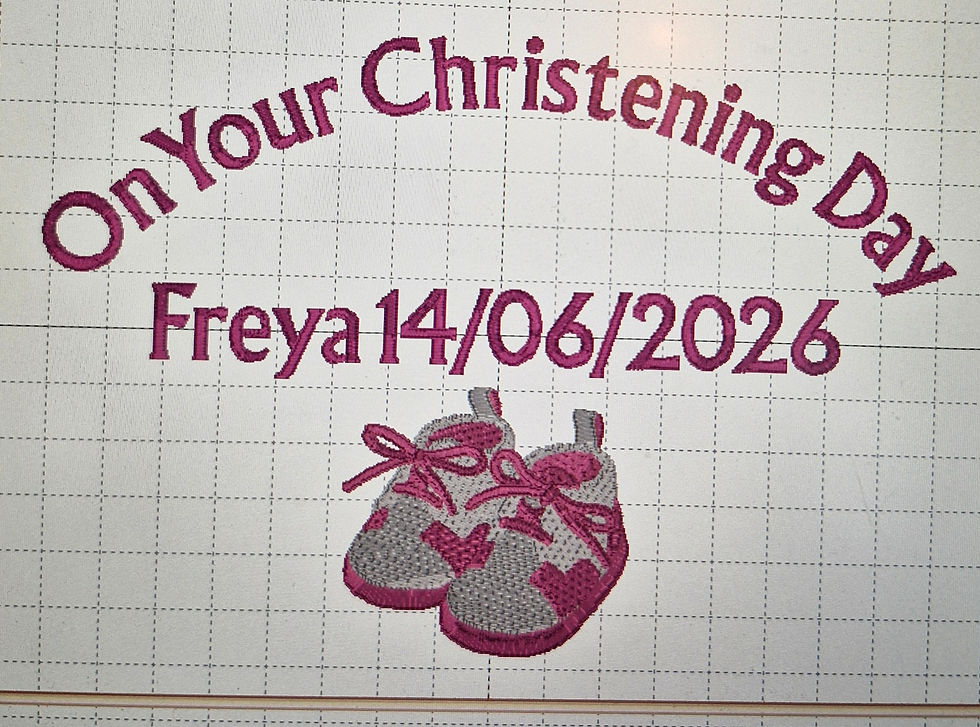 Thumbnail: Christening Blanket with A Bow & Satin Trims