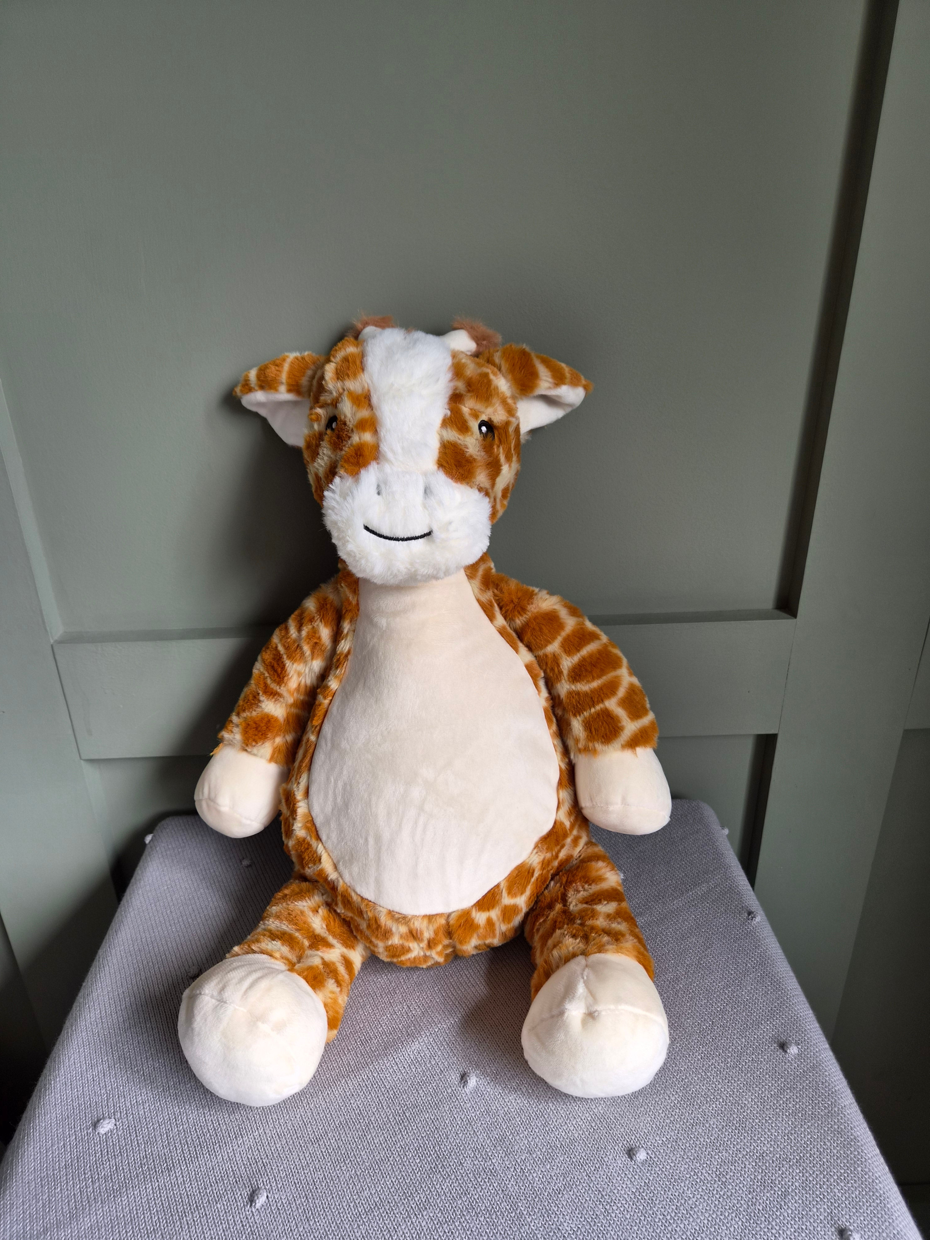 Giraffe Birth Story Keepsake