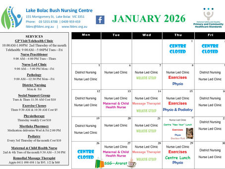 January 2026 Calendar