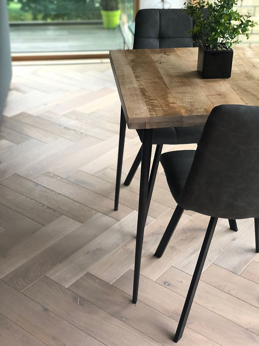 Engineered Herringbone Flooring Installation