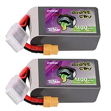 Ovonic Rebel 2.0 6S 1400mAh 22.2V 150 C Lipo Battery with XT60 Plug