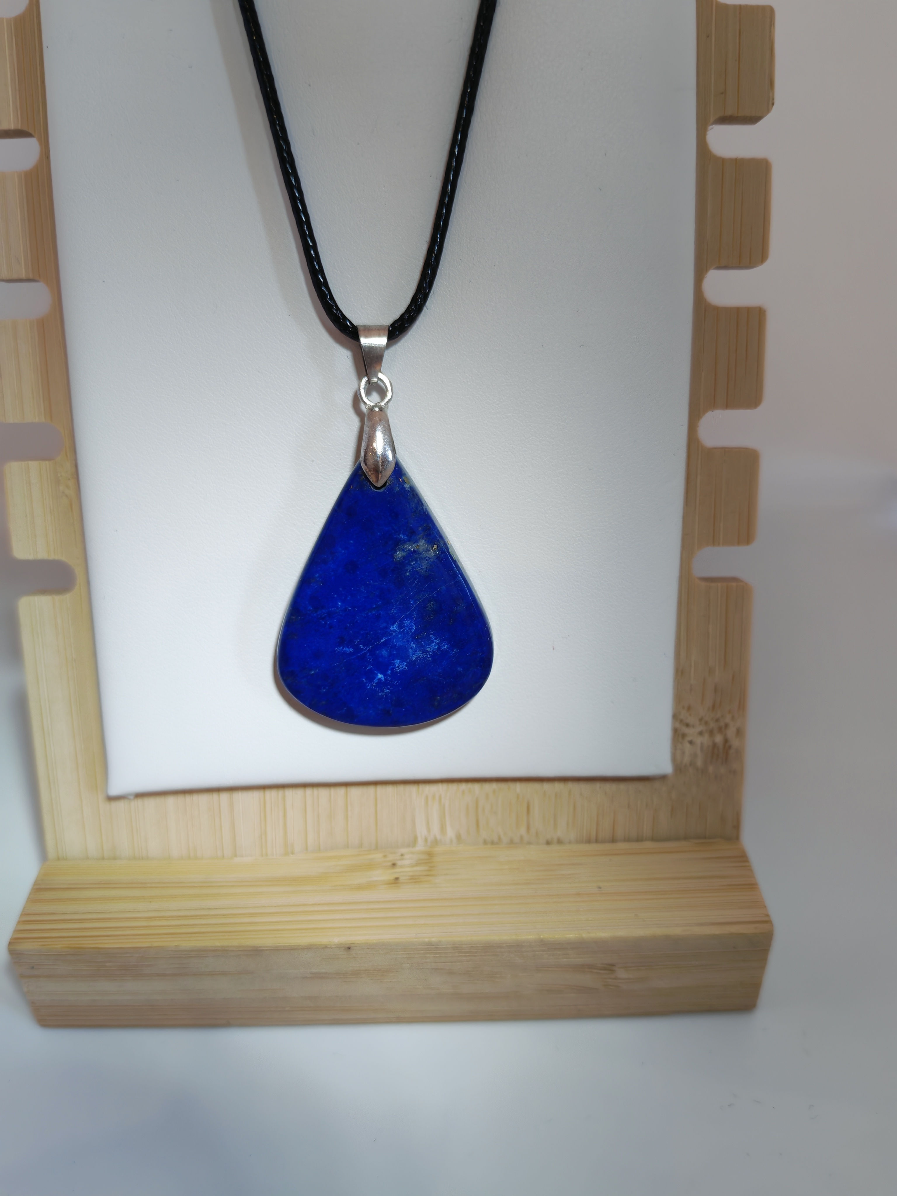 Pendentif lapis lazuli éventail