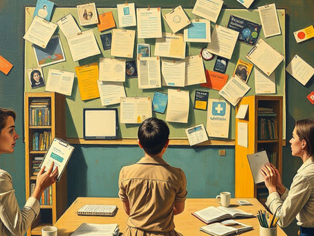 pessoas olhando jornais