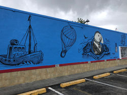 Mural Painting for Lambay Whiskey
