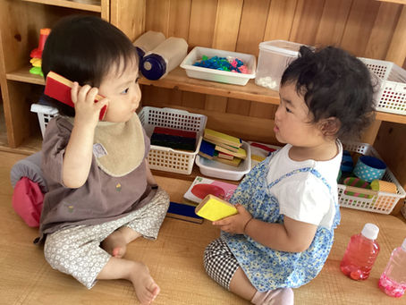 すきなあそび、みーつけた!(1歳児低月齢クラス)