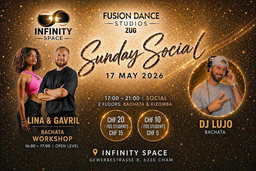 SUNDAY SOCIAL – Bachata & Kizomba