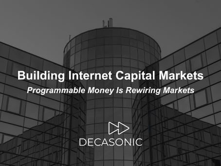 Building Internet Capital Markets