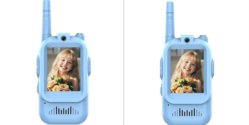Thumbnail: Mini Video Wireless Walkie Talkies for Kids 2-Pack