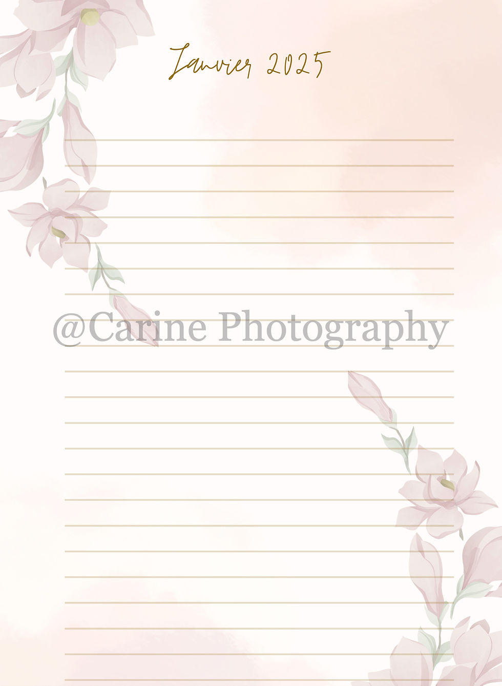 Miniature : Calendrier 2025+bonus (Intention mois/mois)
