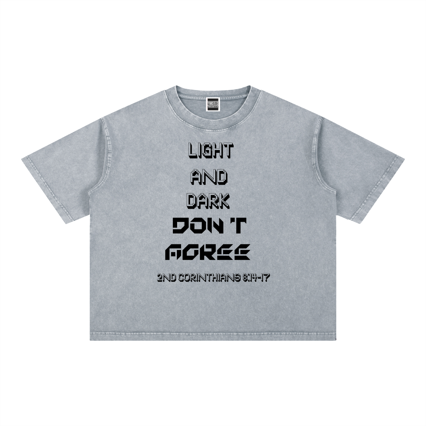 Mineral Wash Boxy Cotton T-Shirt