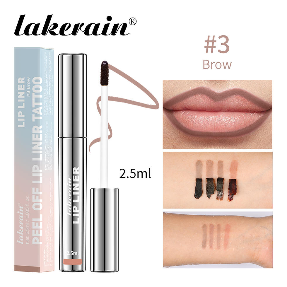 Thumbnail: 4colors Highly Pigmented Lip Liner Tattoo Matte Peel Off Enhance Lip Liner Lasti