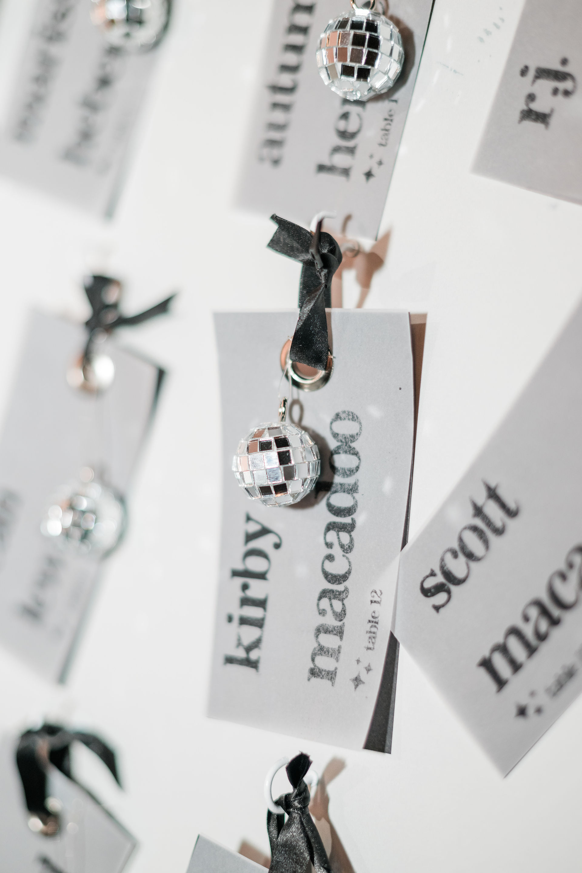 disco ball escort wall