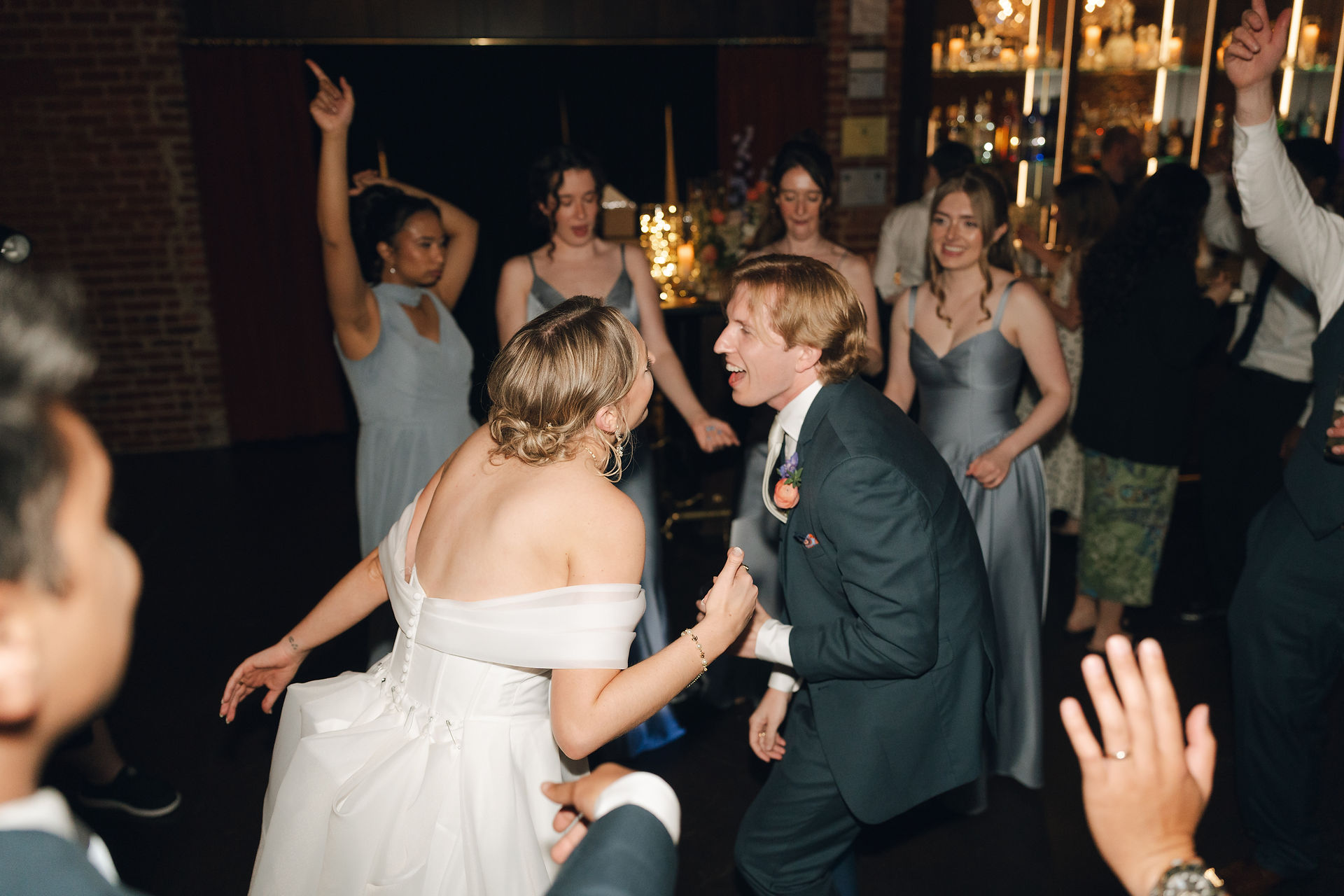 dance floor wedding union mills public house frederick md