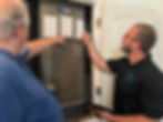 Intelligent Air tech in Tallahassee explaining comfort options to customer