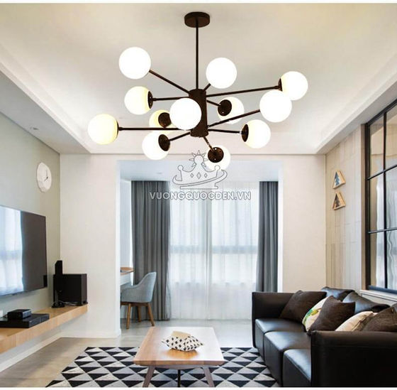 Đèn thả trang trí phòng khách phong cách châu âu FK106