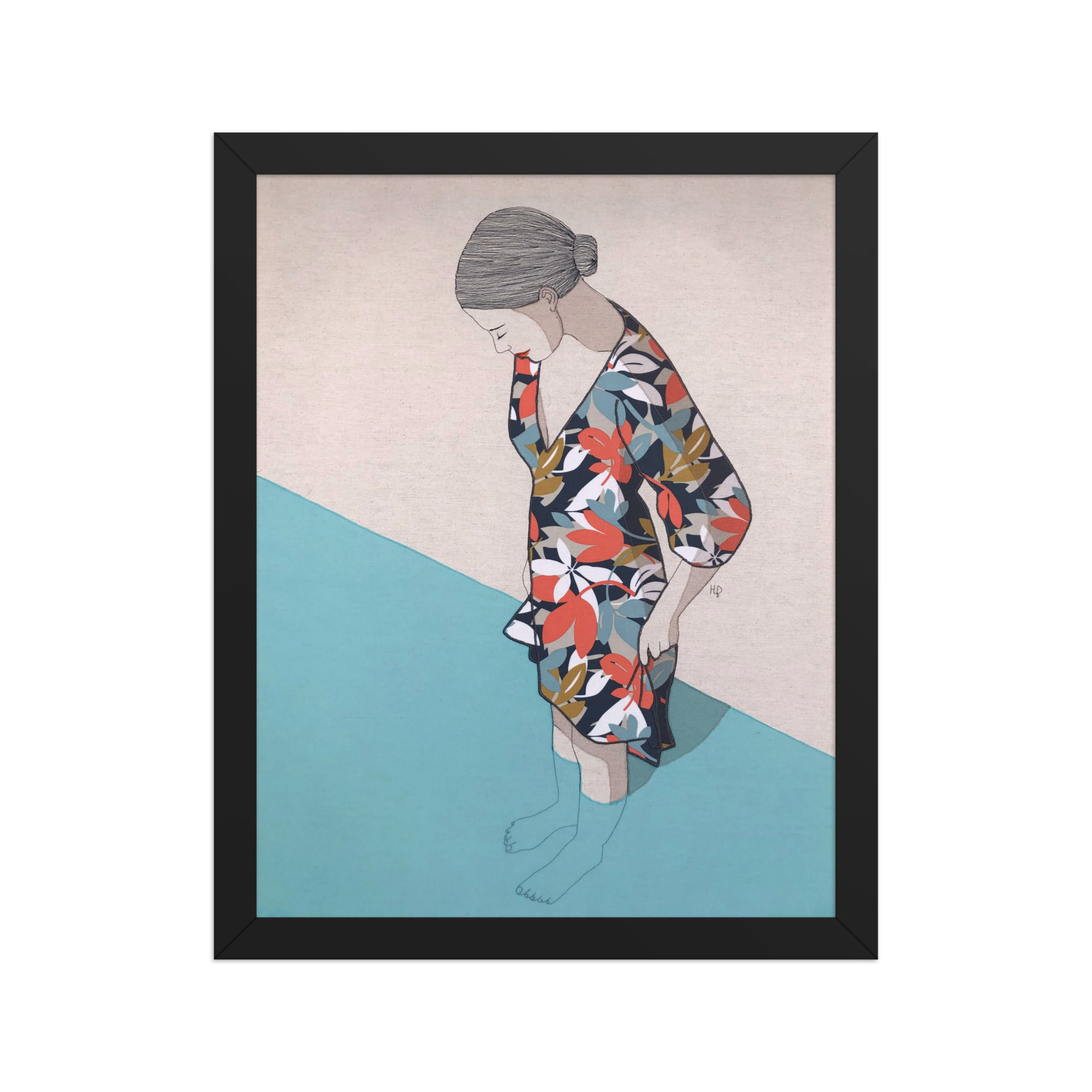 WAVES OF CHANGE, Framed poster