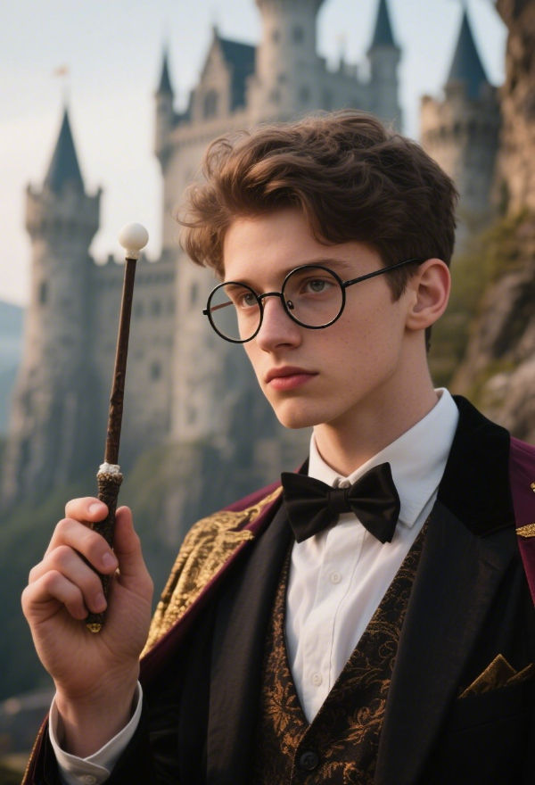 image d'un sorcier inspiré d'harry potte