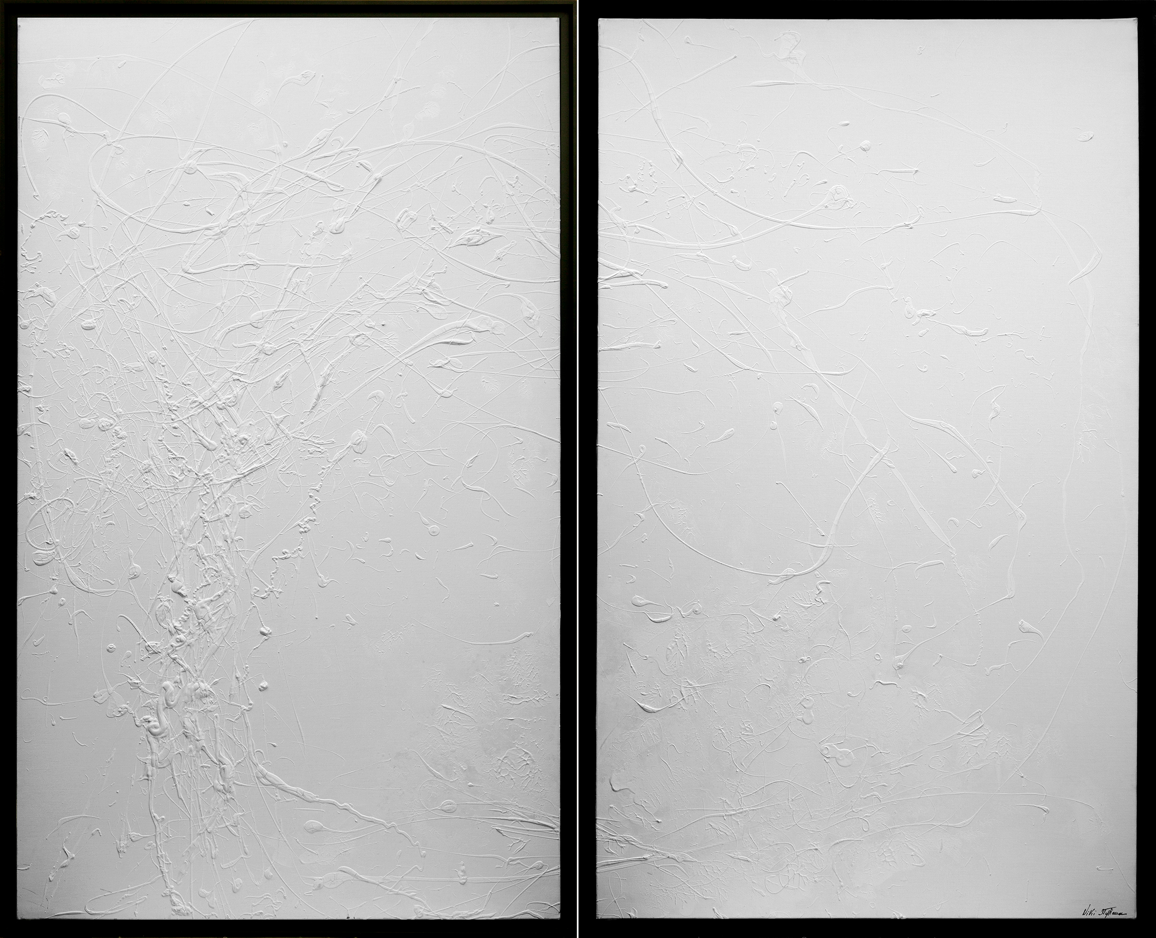 Vibrations of white N° VI/1 - 2013