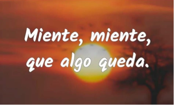 Alejandro Narváez / Miente, miente, algo queda