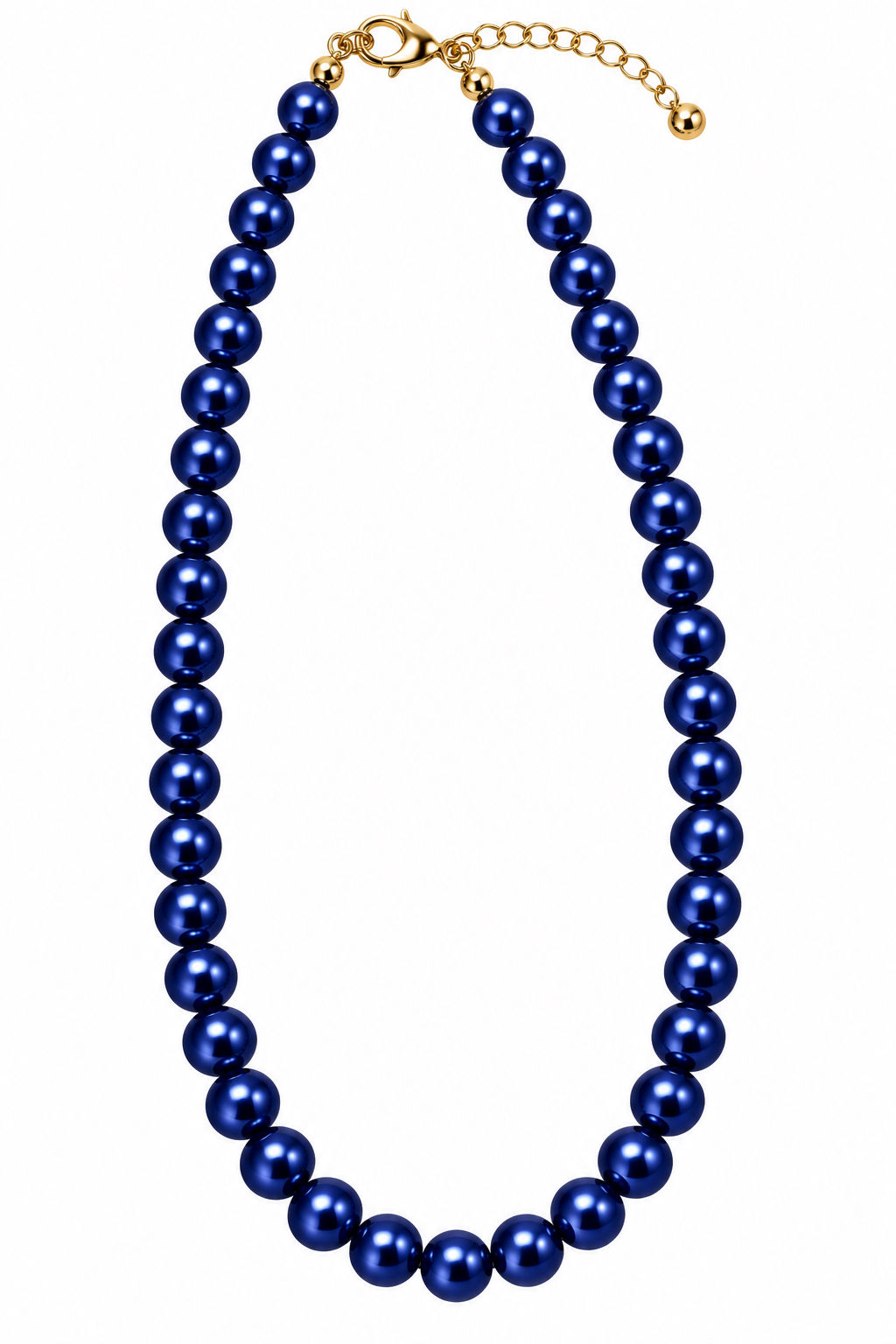 Blue pearl necklace 